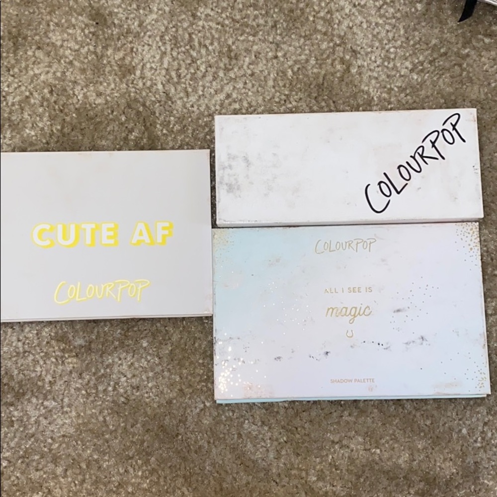colourpop palletes